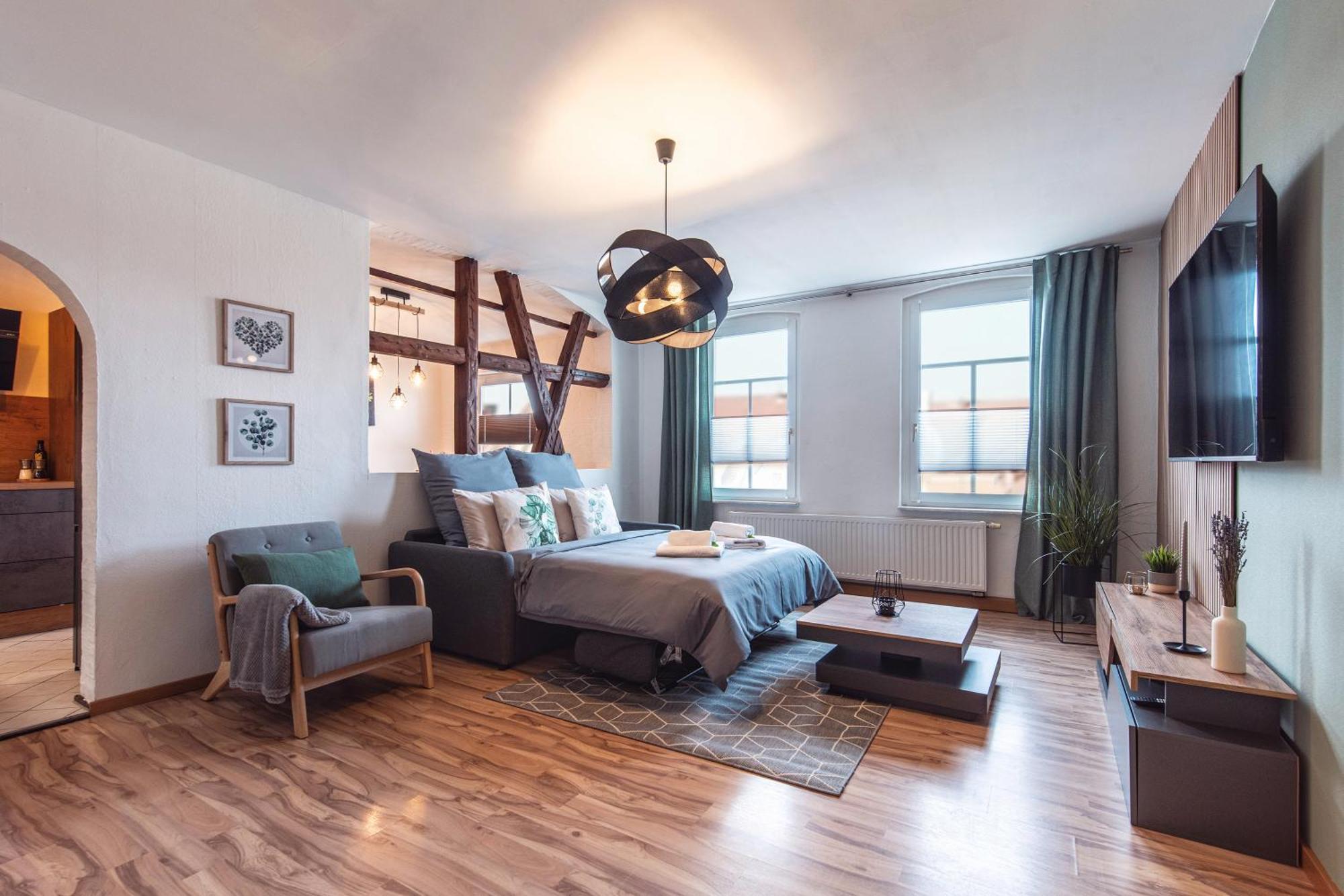 Grosszuegiges Apartment - Zentral - Kueche - Familienfreundlich Erfurt Dış mekan fotoğraf