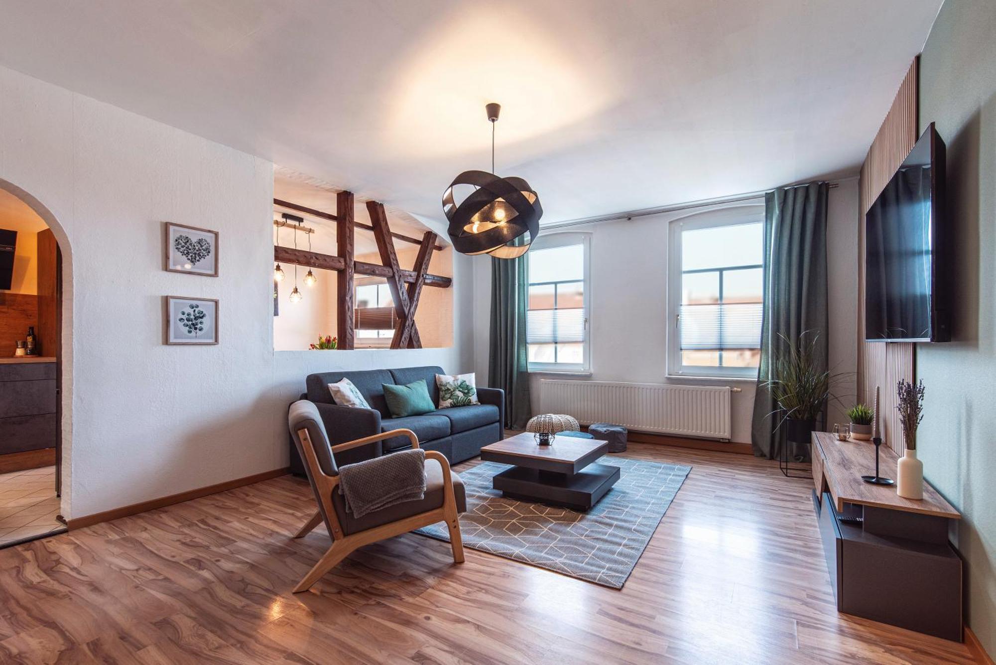 Grosszuegiges Apartment - Zentral - Kueche - Familienfreundlich Erfurt Dış mekan fotoğraf
